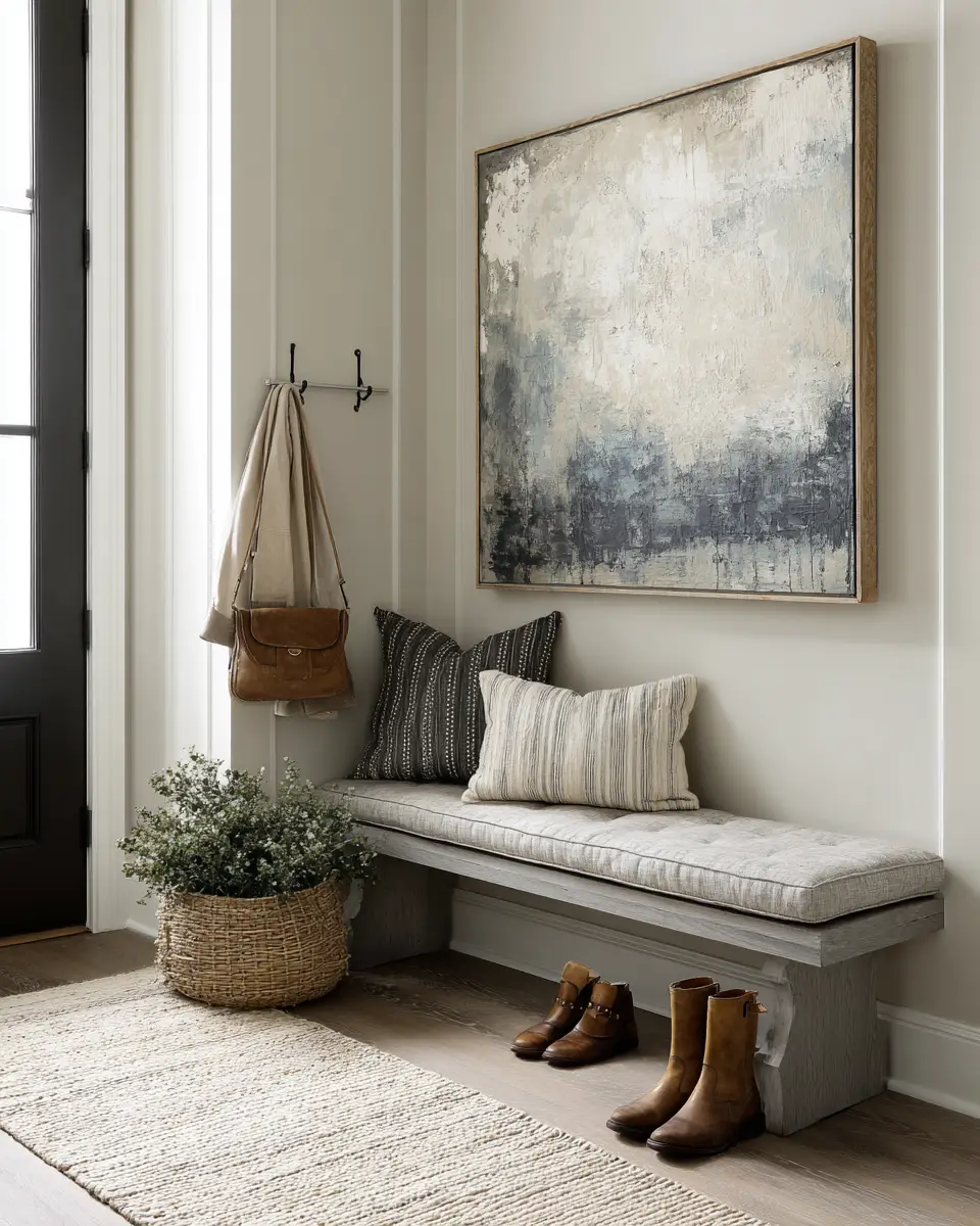 Greige Entryway Decor Ideas