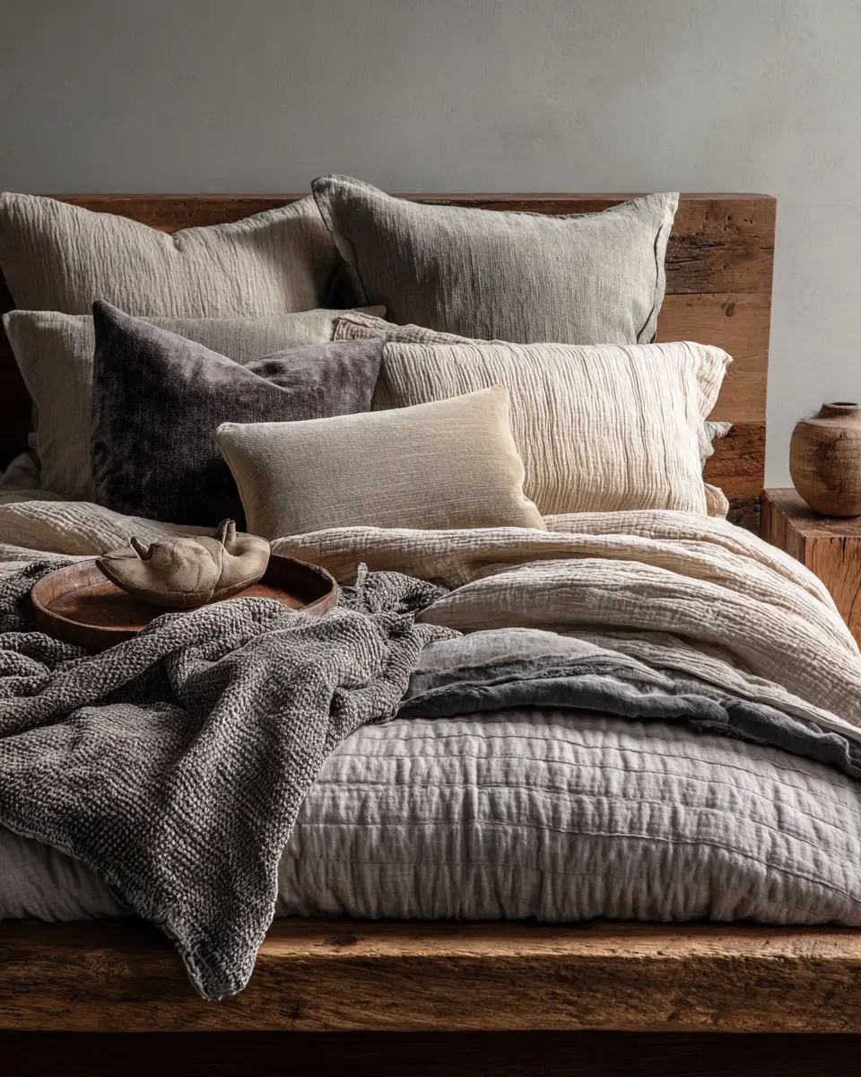 Greige Industrial Bedroom Decor Ideas