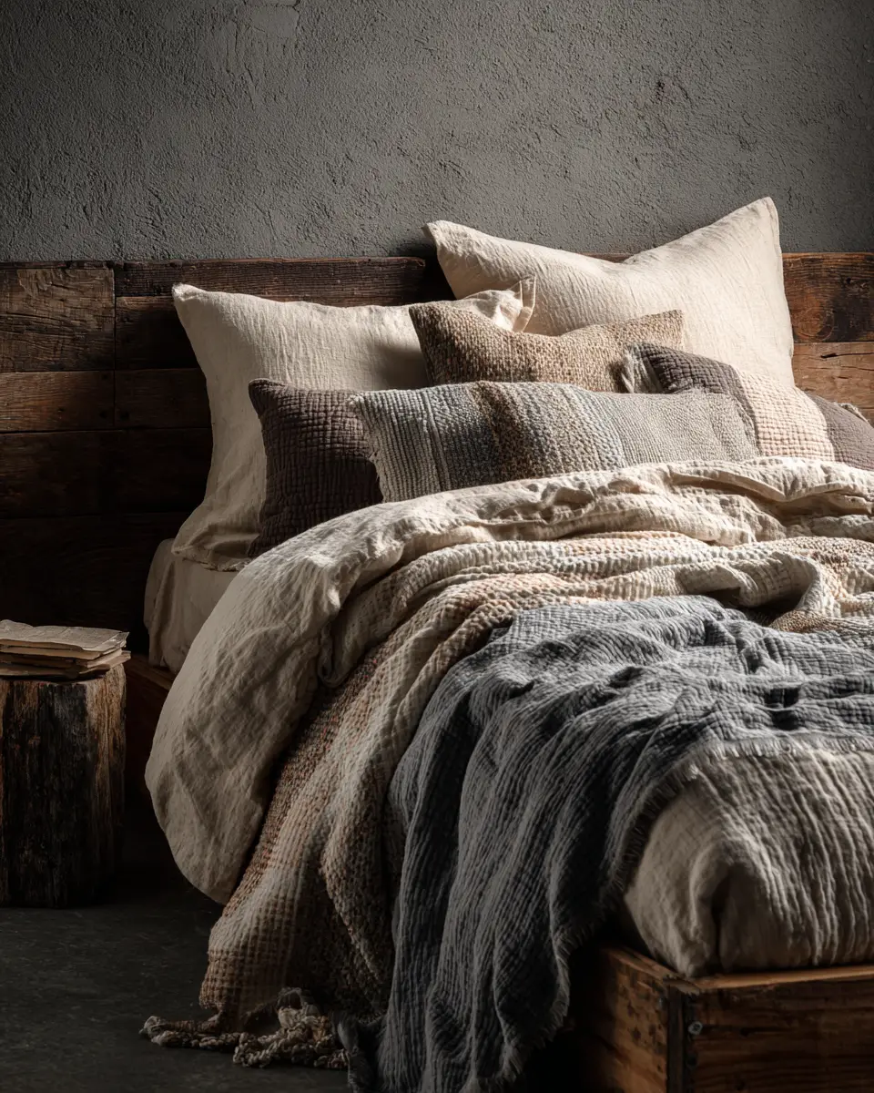 Greige Industrial Bedroom Decor Ideas