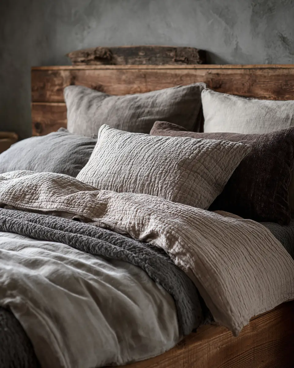 Greige Industrial Bedroom Decor Ideas