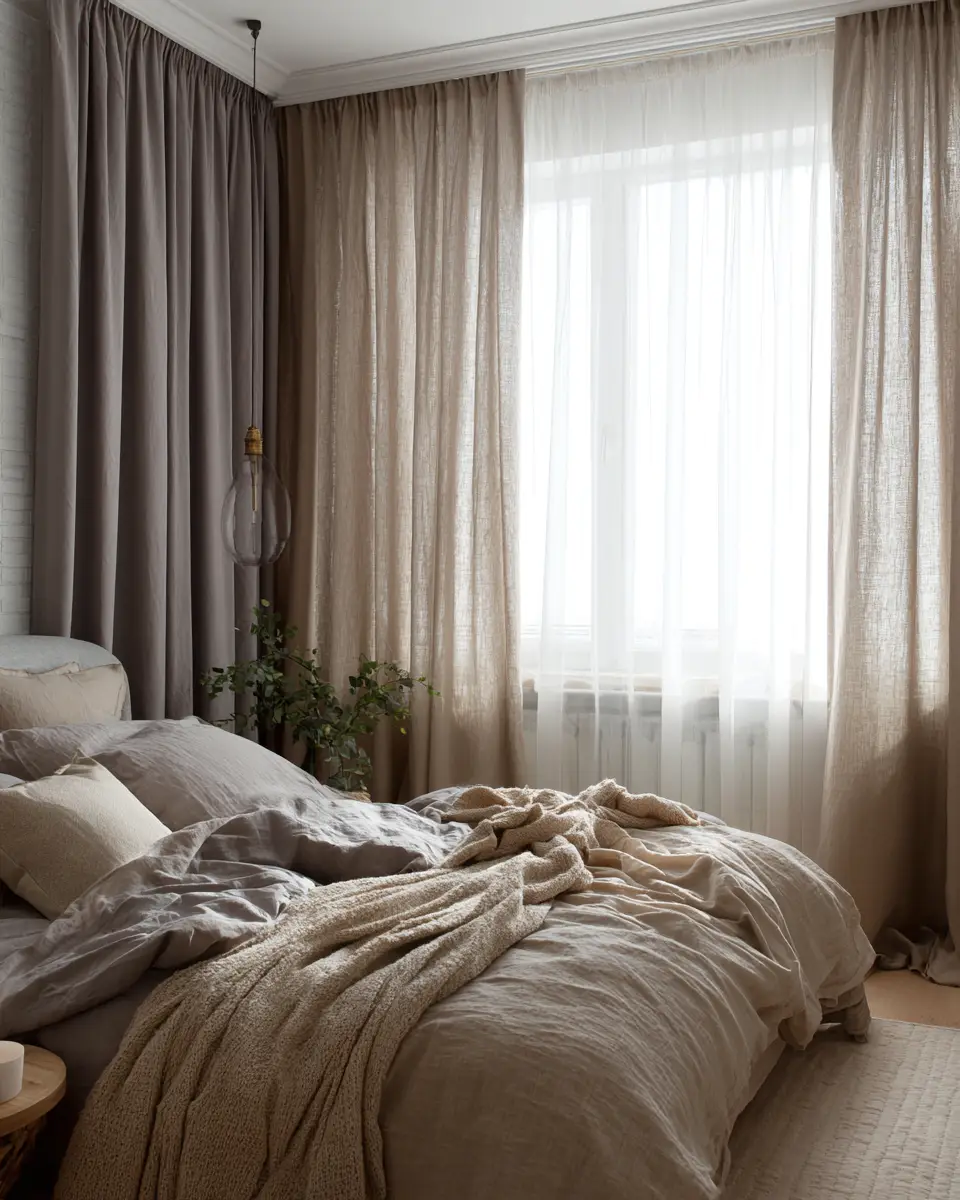 Greige Industrial Bedroom Decor Ideas