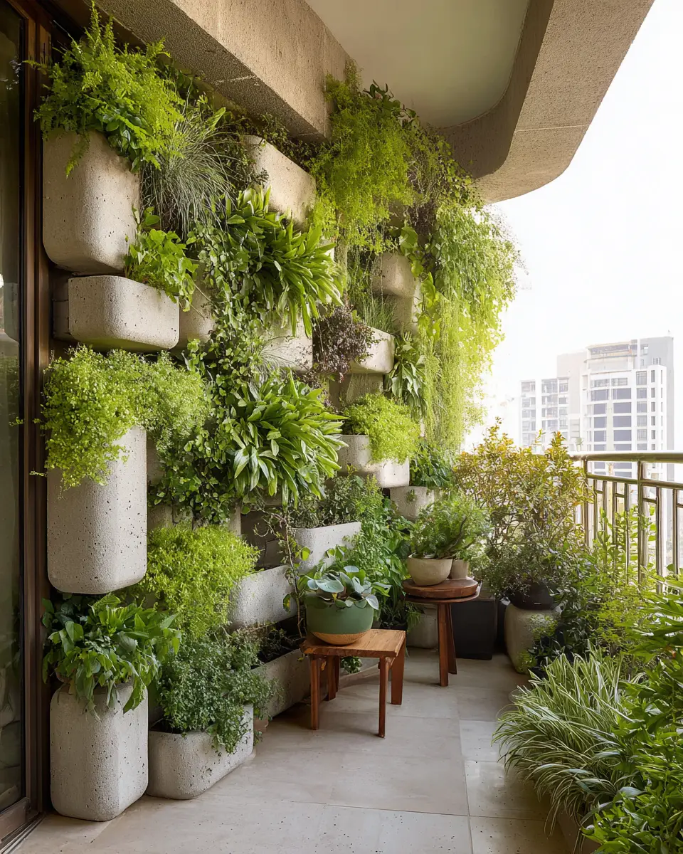 Greige Japandi Balcony Decor Ideas