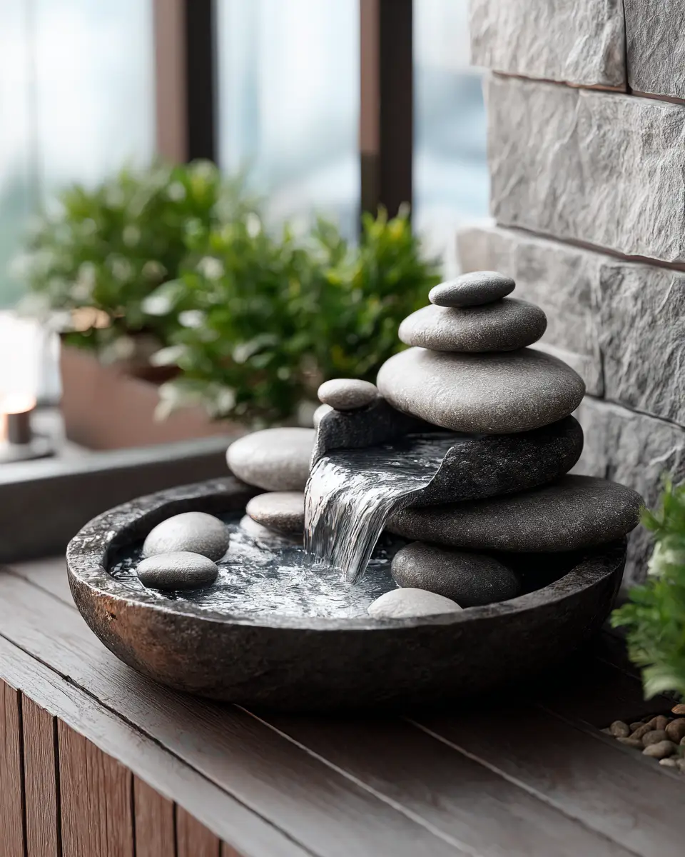 Greige Japandi Balcony Decor Ideas