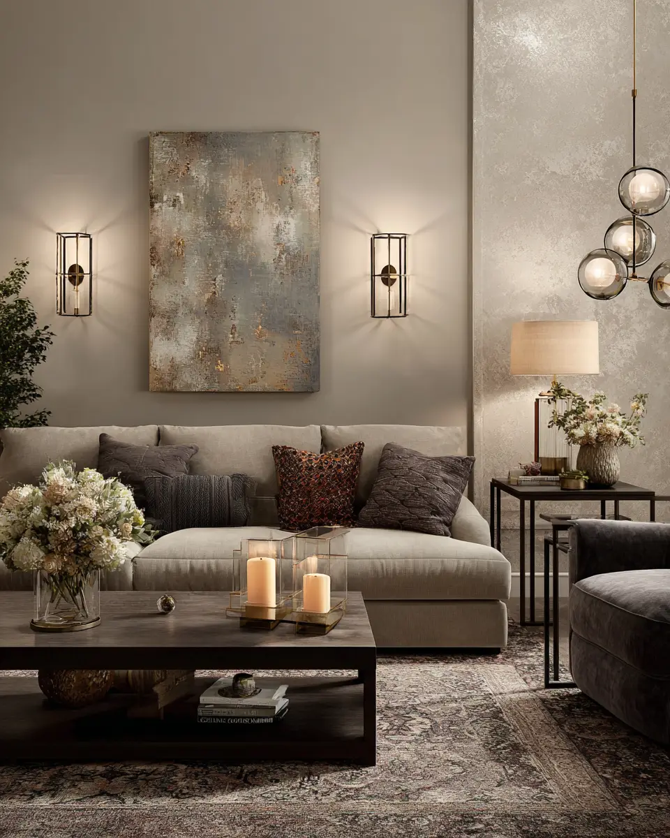 Greige Living Room Decor Ideas