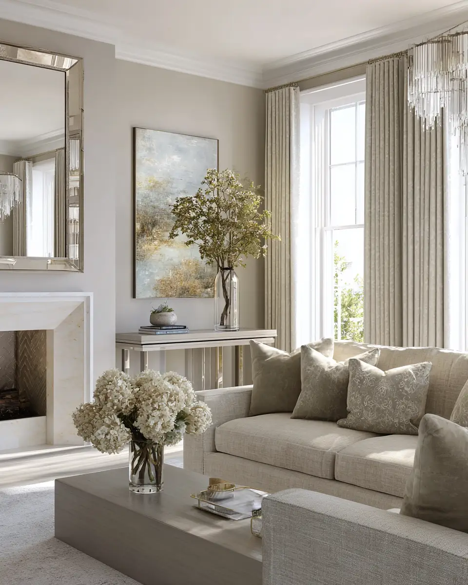 Greige Living Room Decor Ideas