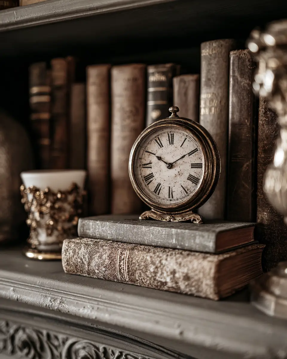 Greige Vintage Bedroom Decor Ideas