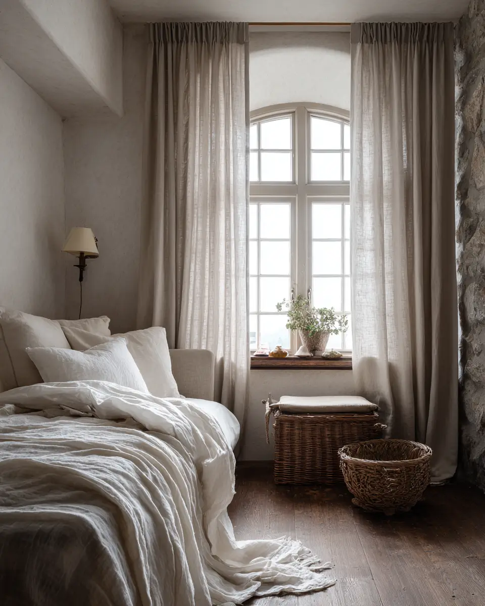 Greige Vintage Bedroom Decor Ideas