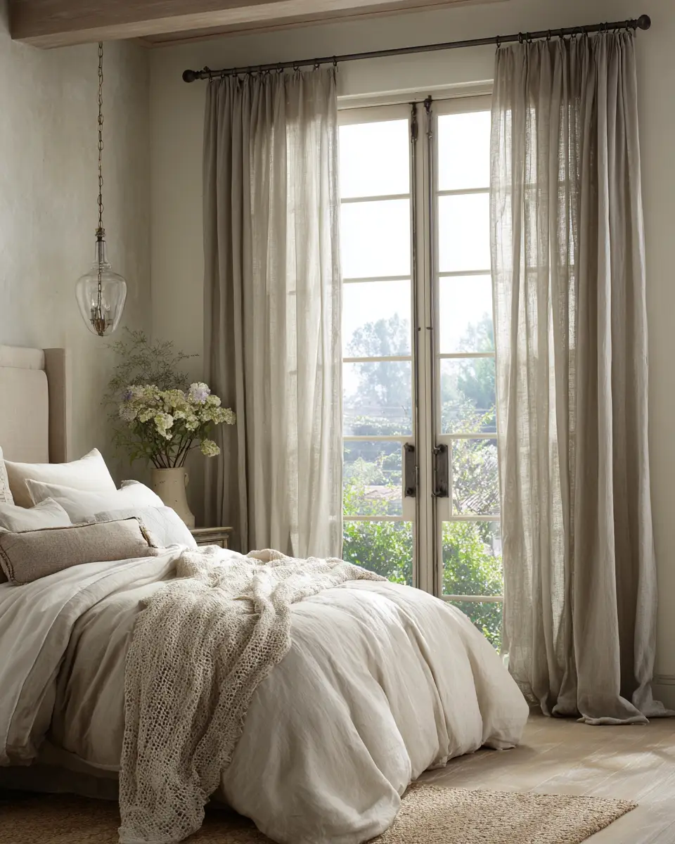 Greige Vintage Bedroom Decor Ideas