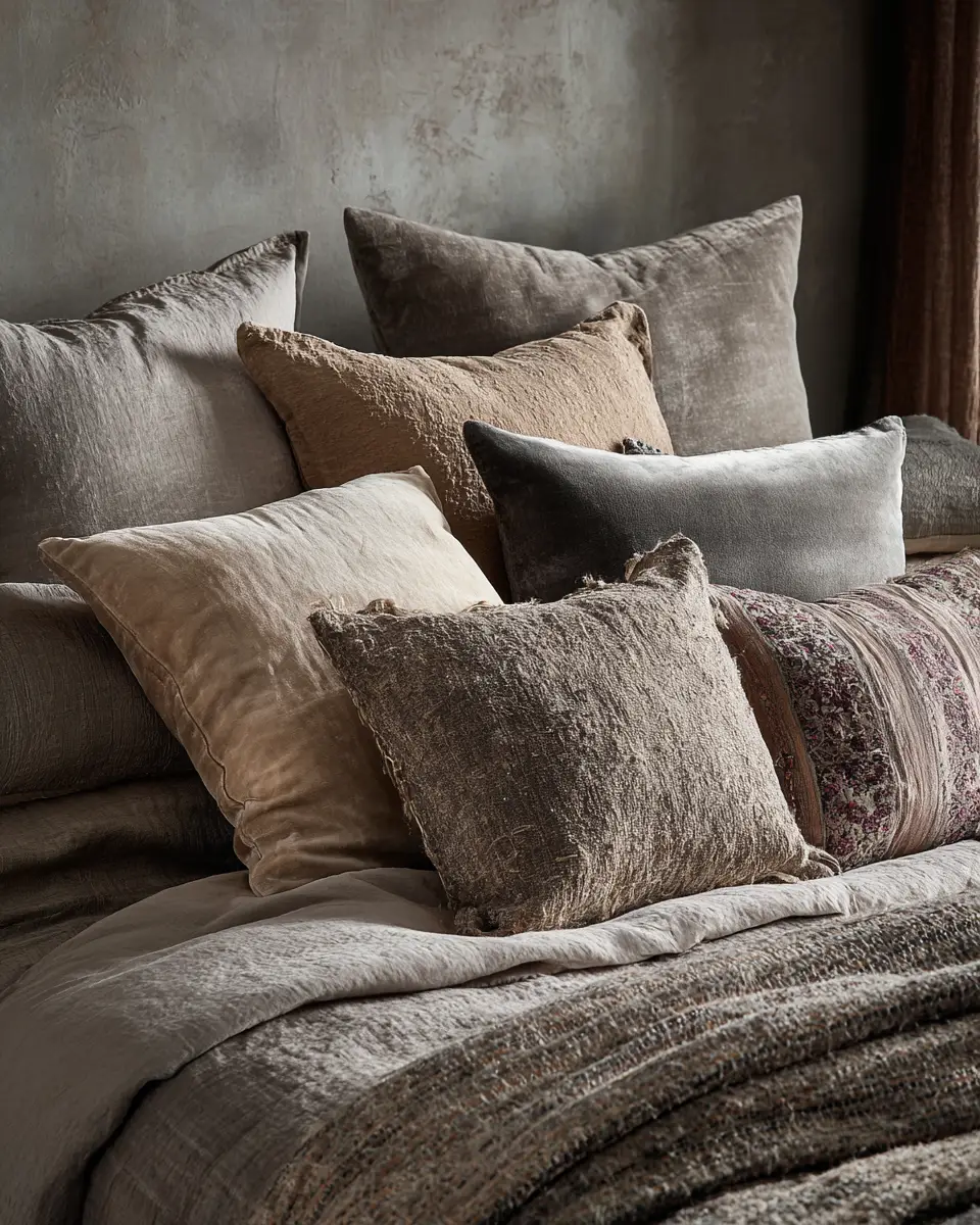 Greige Vintage Bedroom Decor Ideas