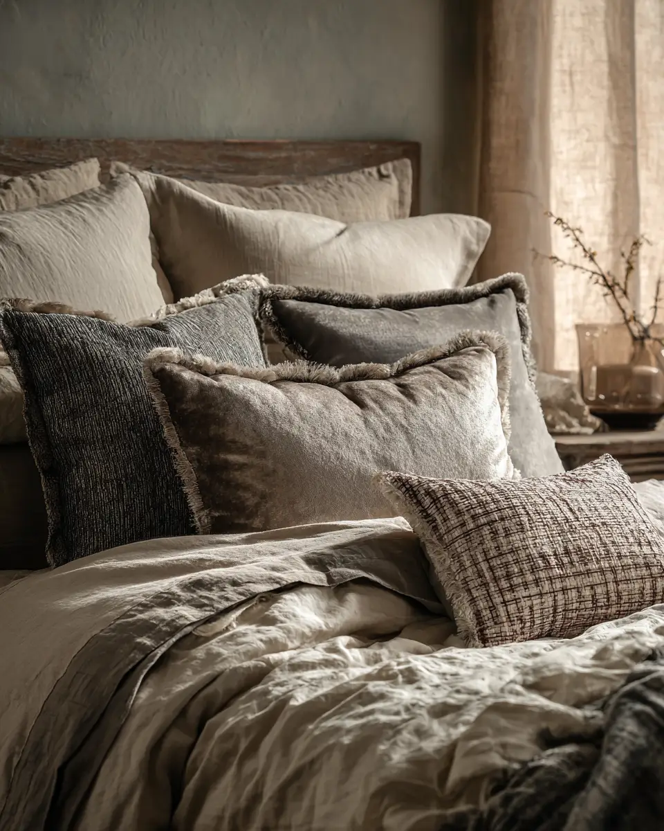 Greige Vintage Bedroom Decor Ideas