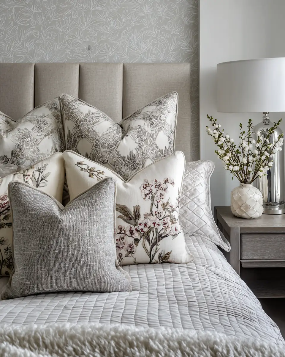 Greige Vintage Bedroom Decor Ideas