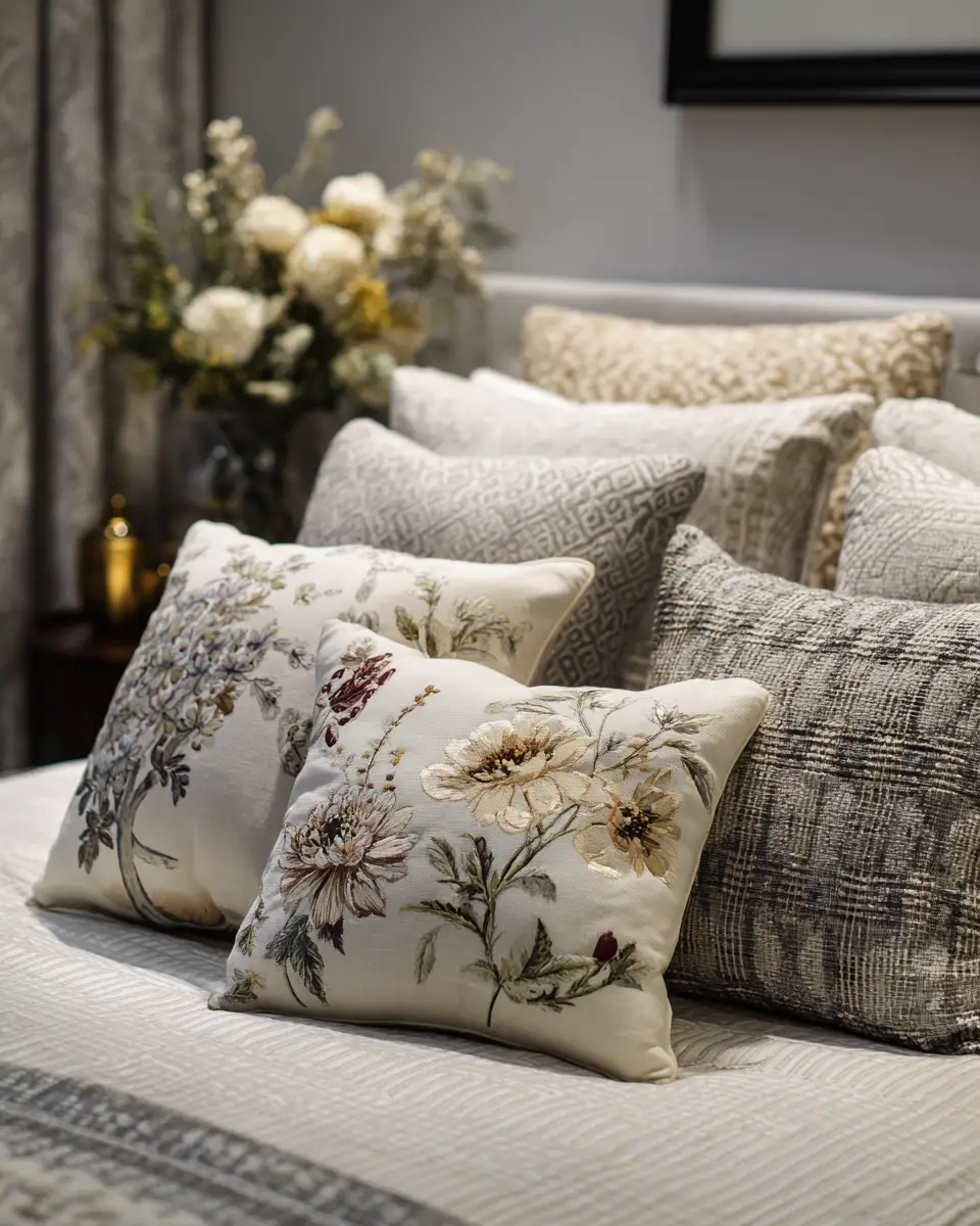 Greige Vintage Bedroom Decor Ideas