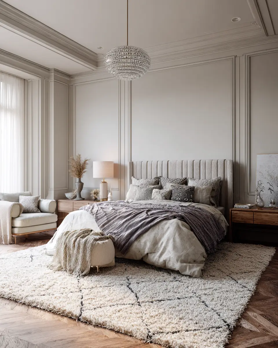 Greige Vintage Bedroom Decor Ideas