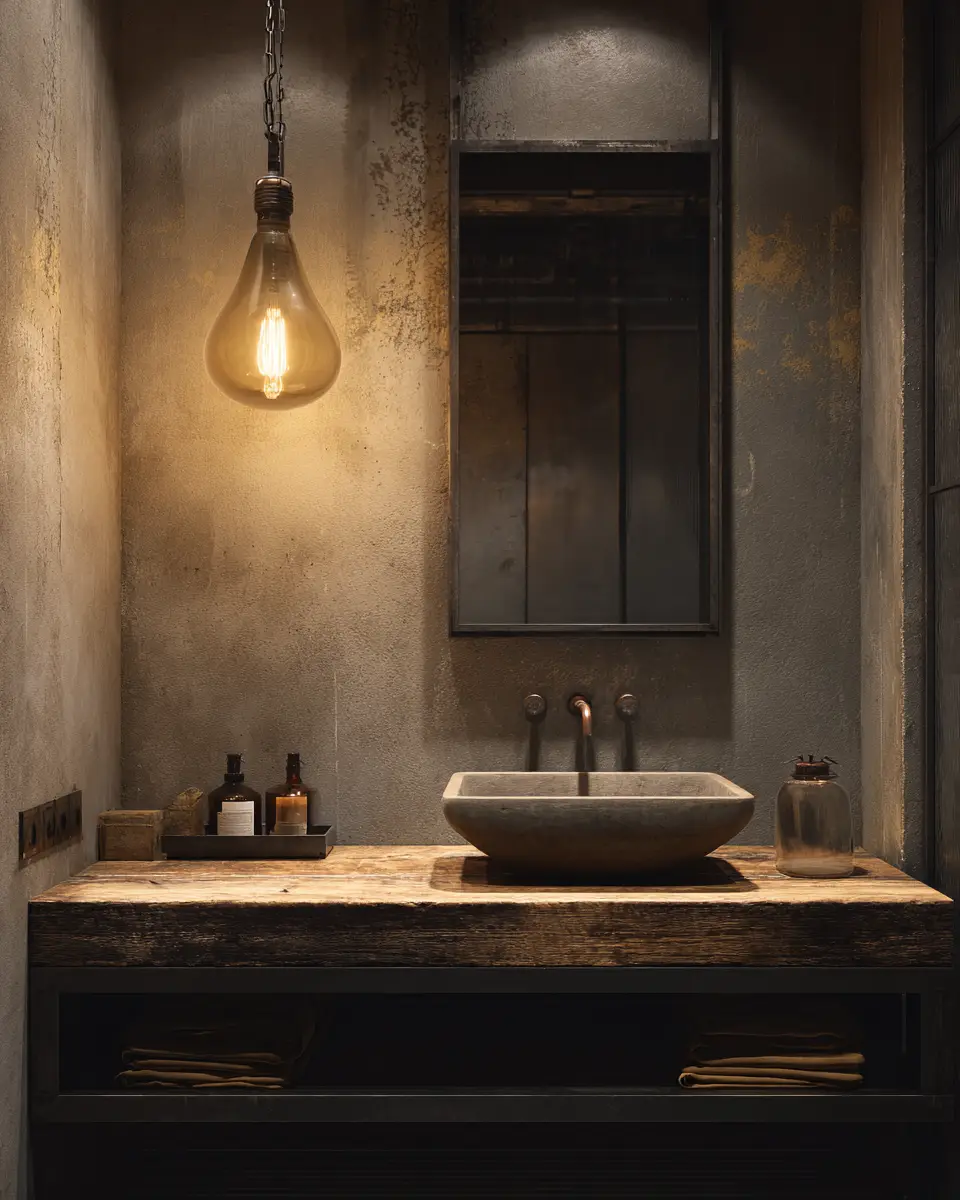 Industrial Bathroom Decor Ideas