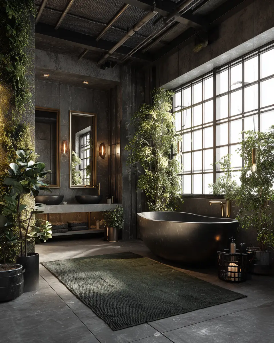 Industrial Bathroom Decor Ideas
