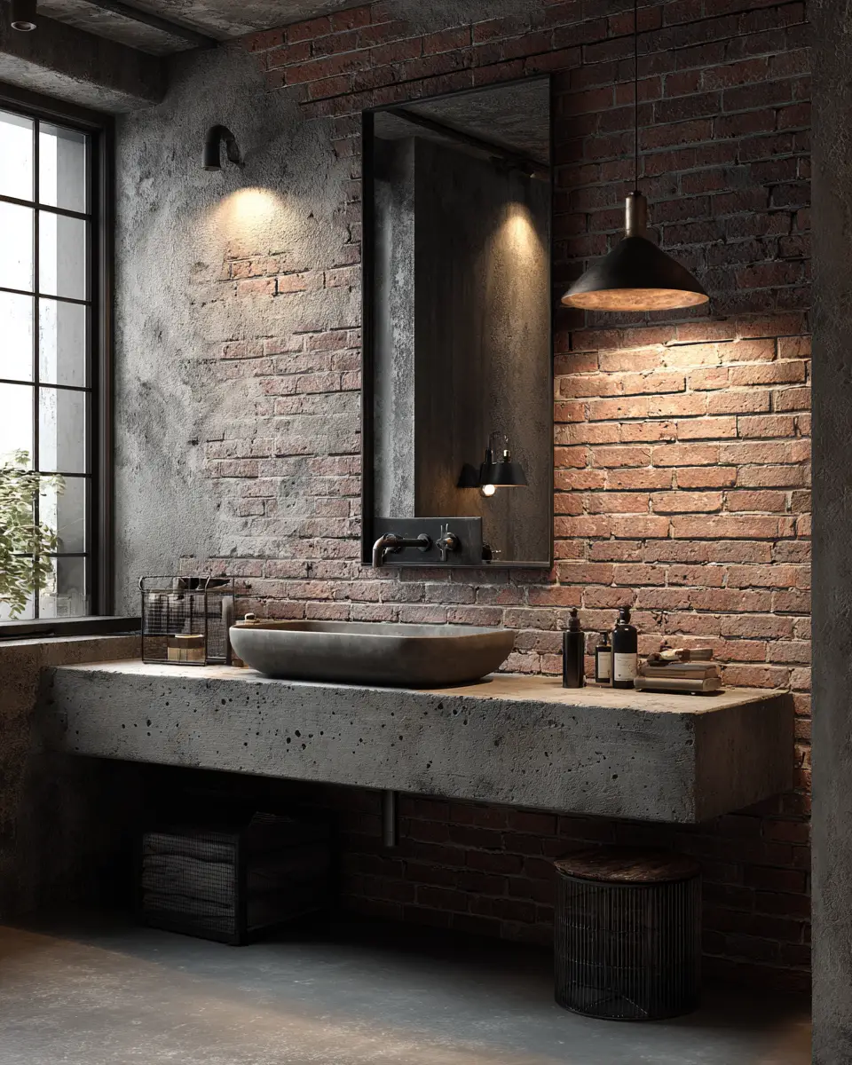Industrial Bathroom Decor Ideas