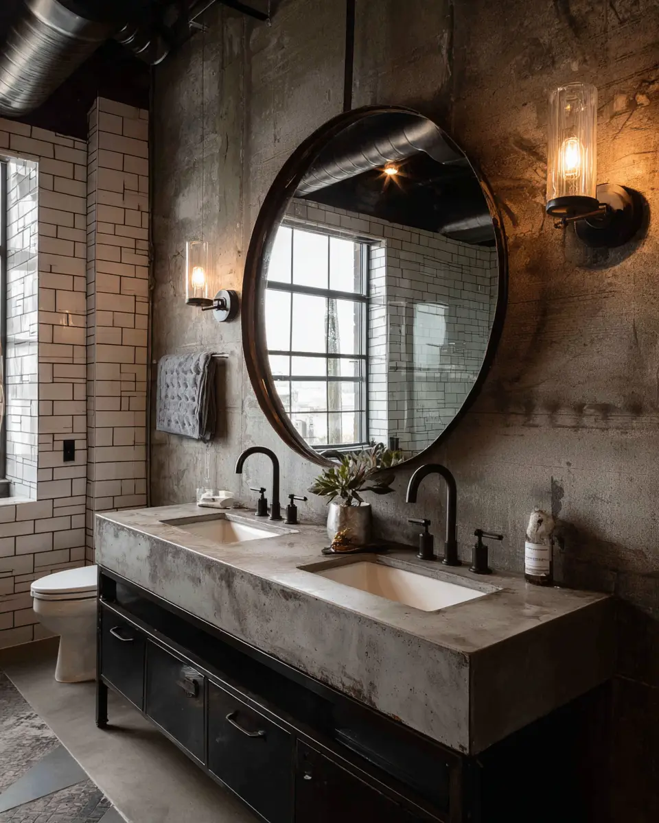 Industrial Bathroom Decor Ideas