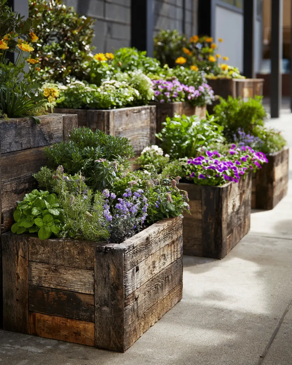 Industrial Garden Decor Ideas