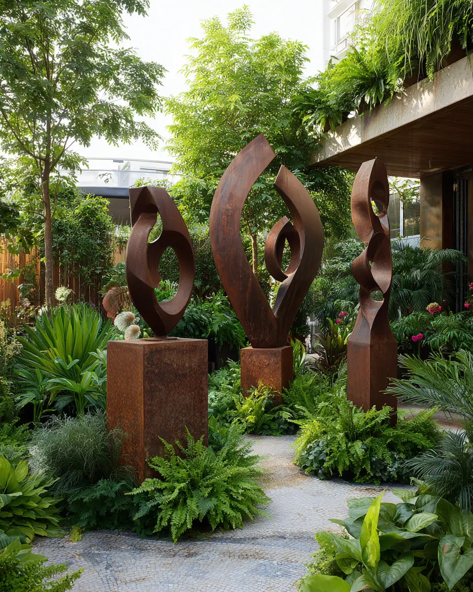 Industrial Garden Decor Ideas
