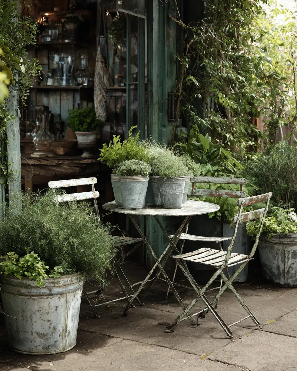 Industrial Garden Decor Ideas