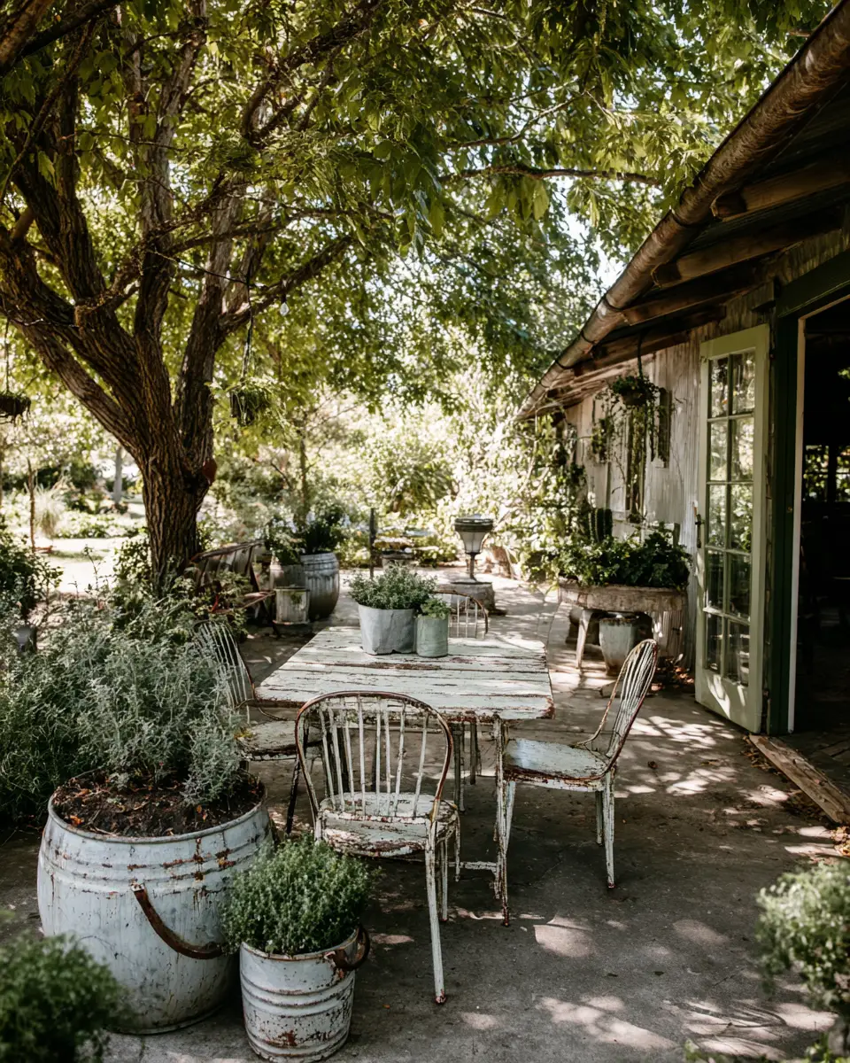 Industrial Garden Decor Ideas