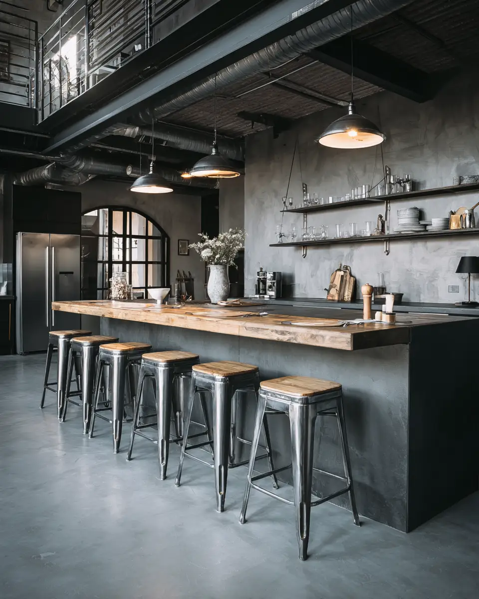Industrial Kitchen Decor Ideas