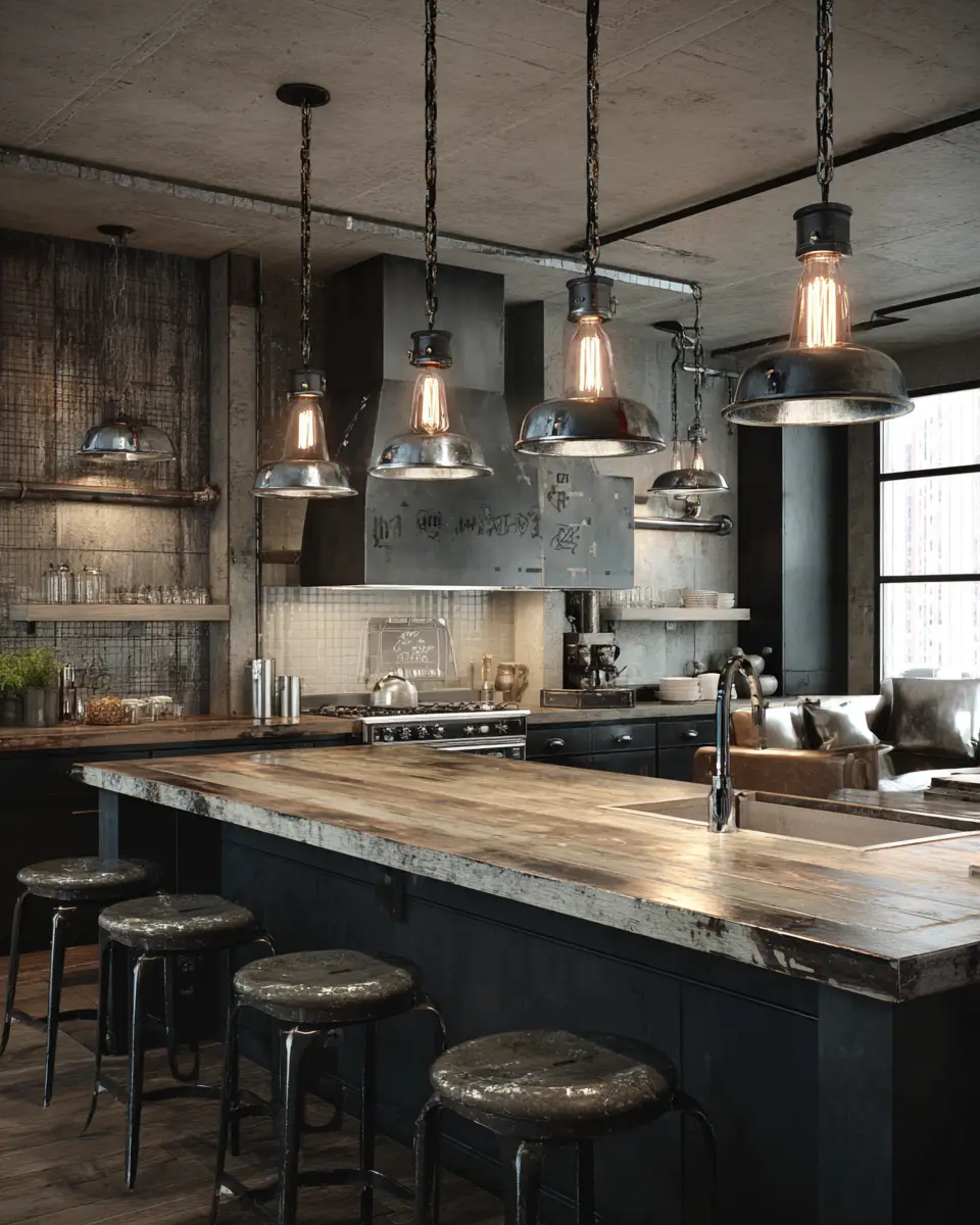 Industrial Kitchen Decor Ideas