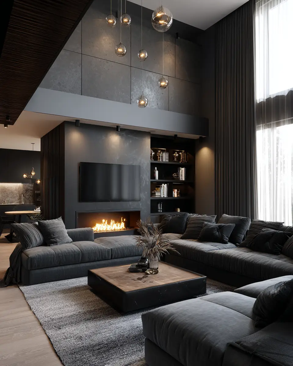 Industrial Living Room Decor Ideas