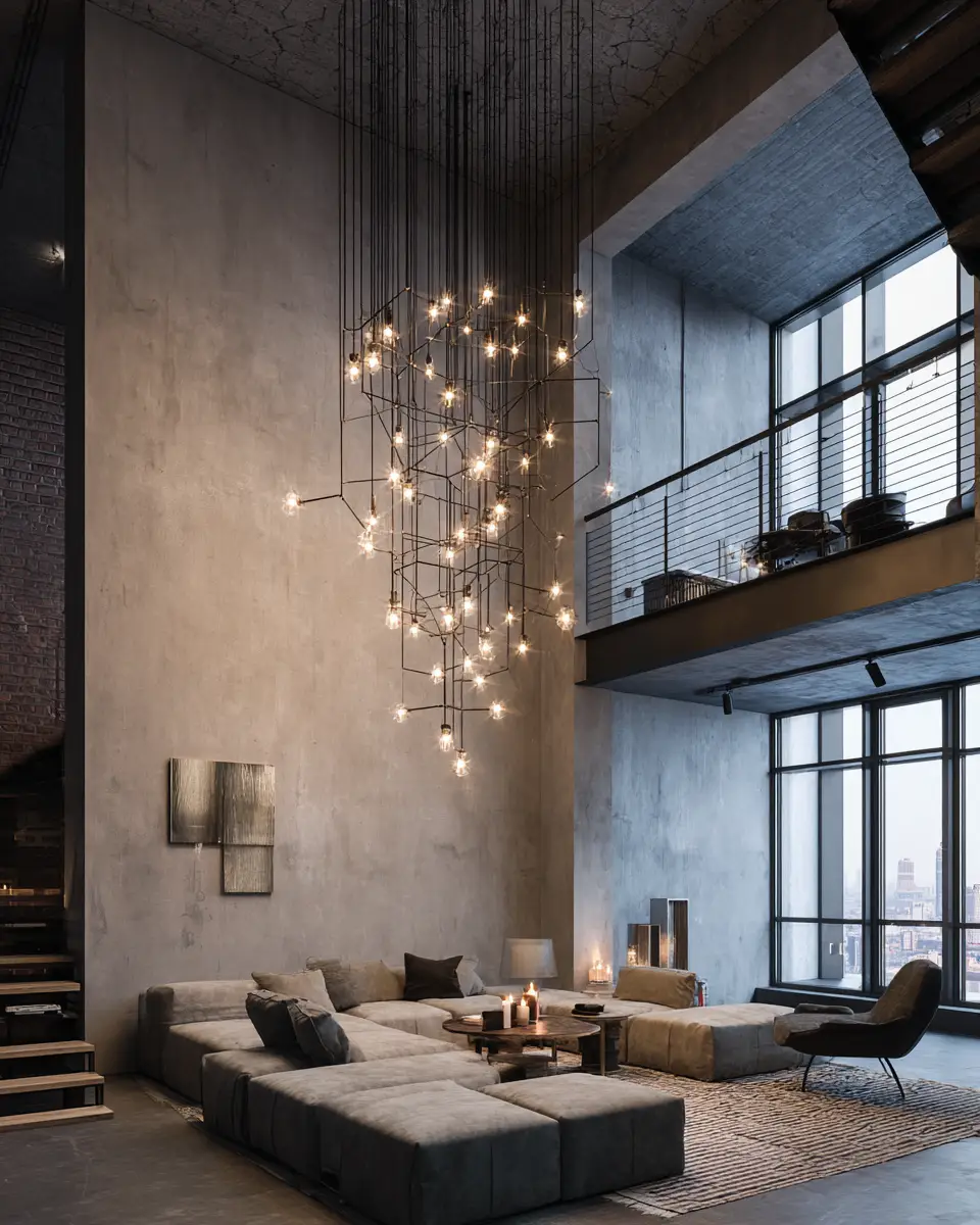 Industrial Living Room Decor Ideas