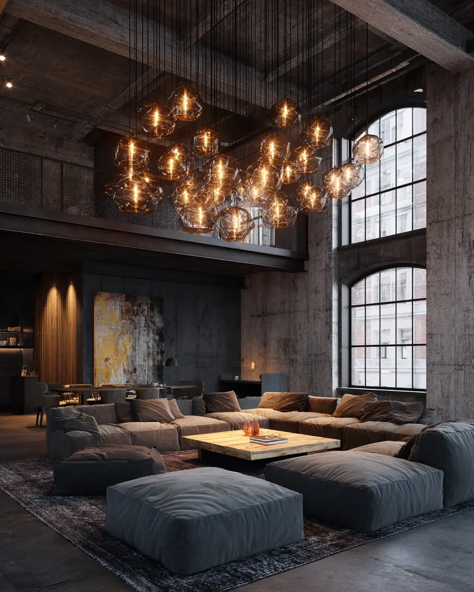 Industrial Living Room Decor Ideas