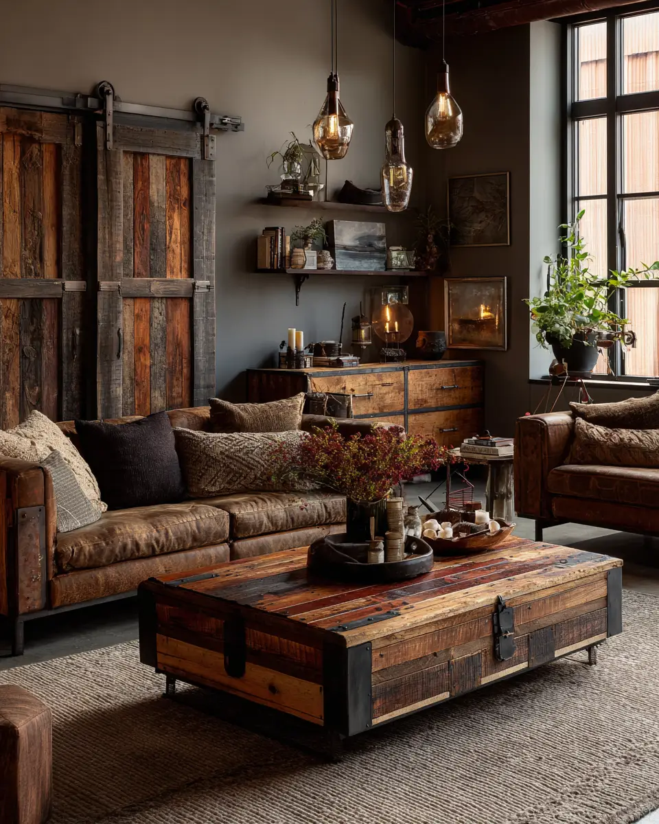 Industrial Living Room Decor Ideas