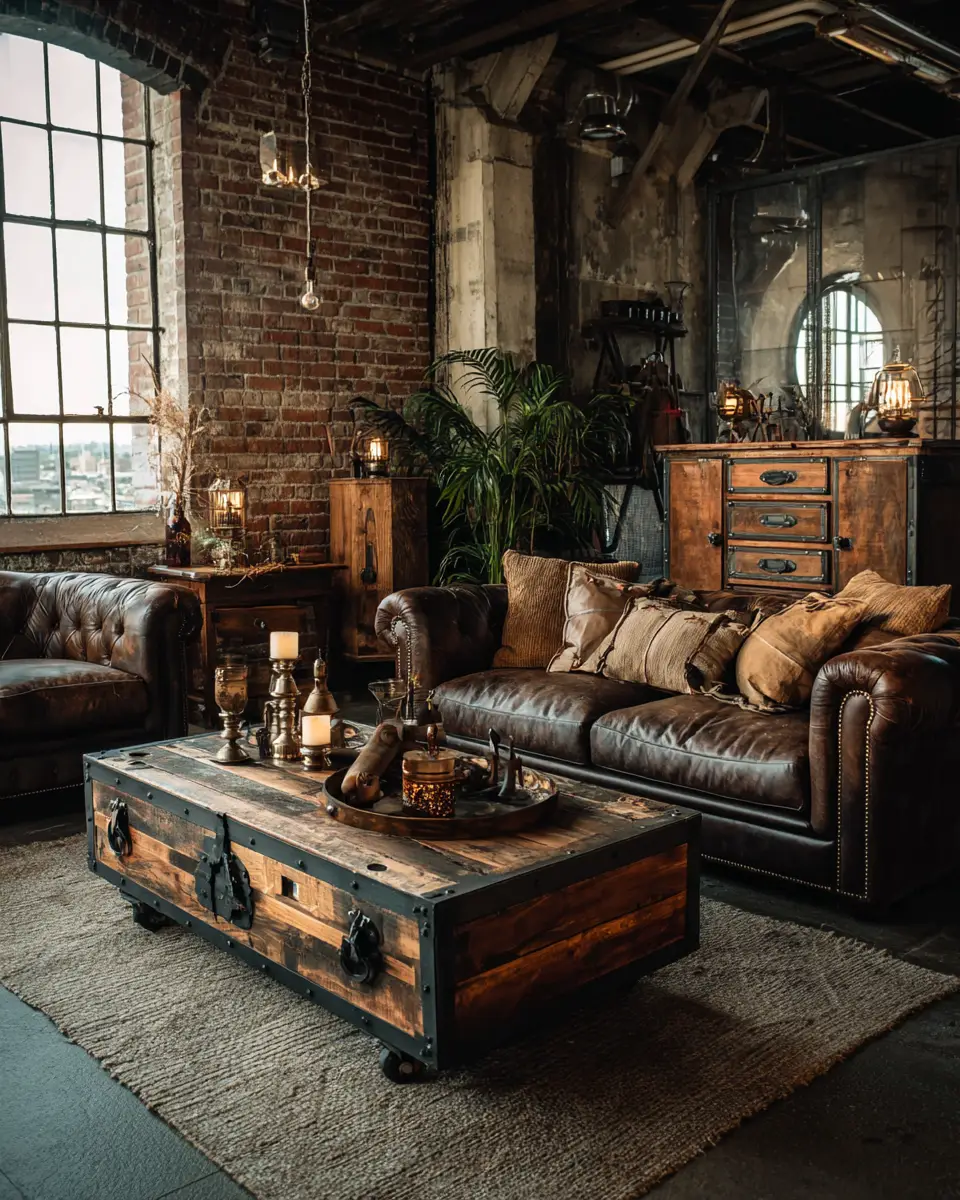 Industrial Living Room Decor Ideas