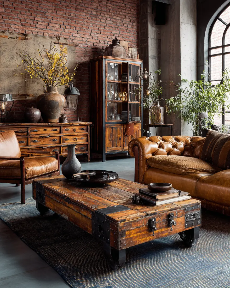 Industrial Living Room Decor Ideas