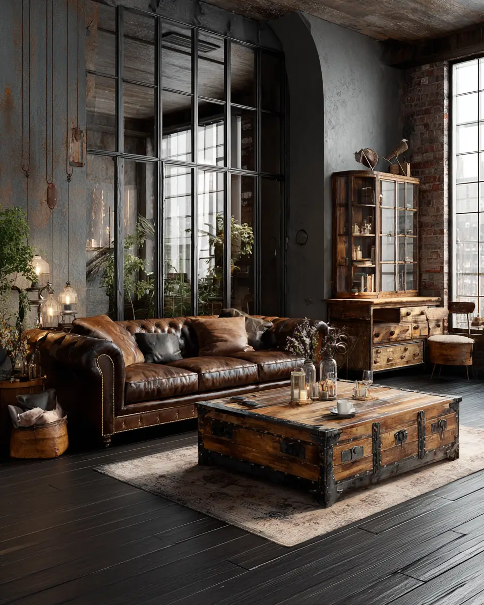 Industrial Living Room Decor Ideas