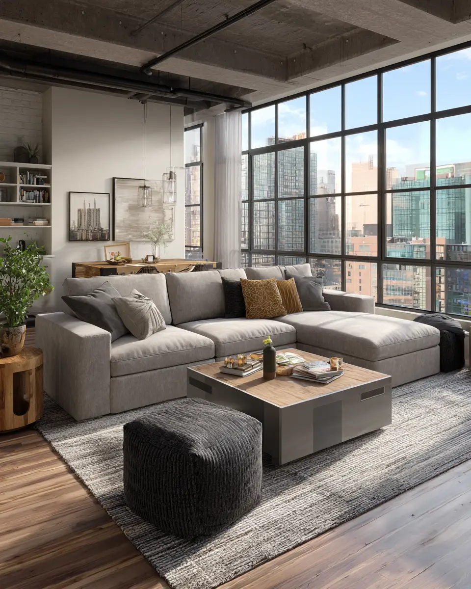 Industrial Living Room Decor Ideas