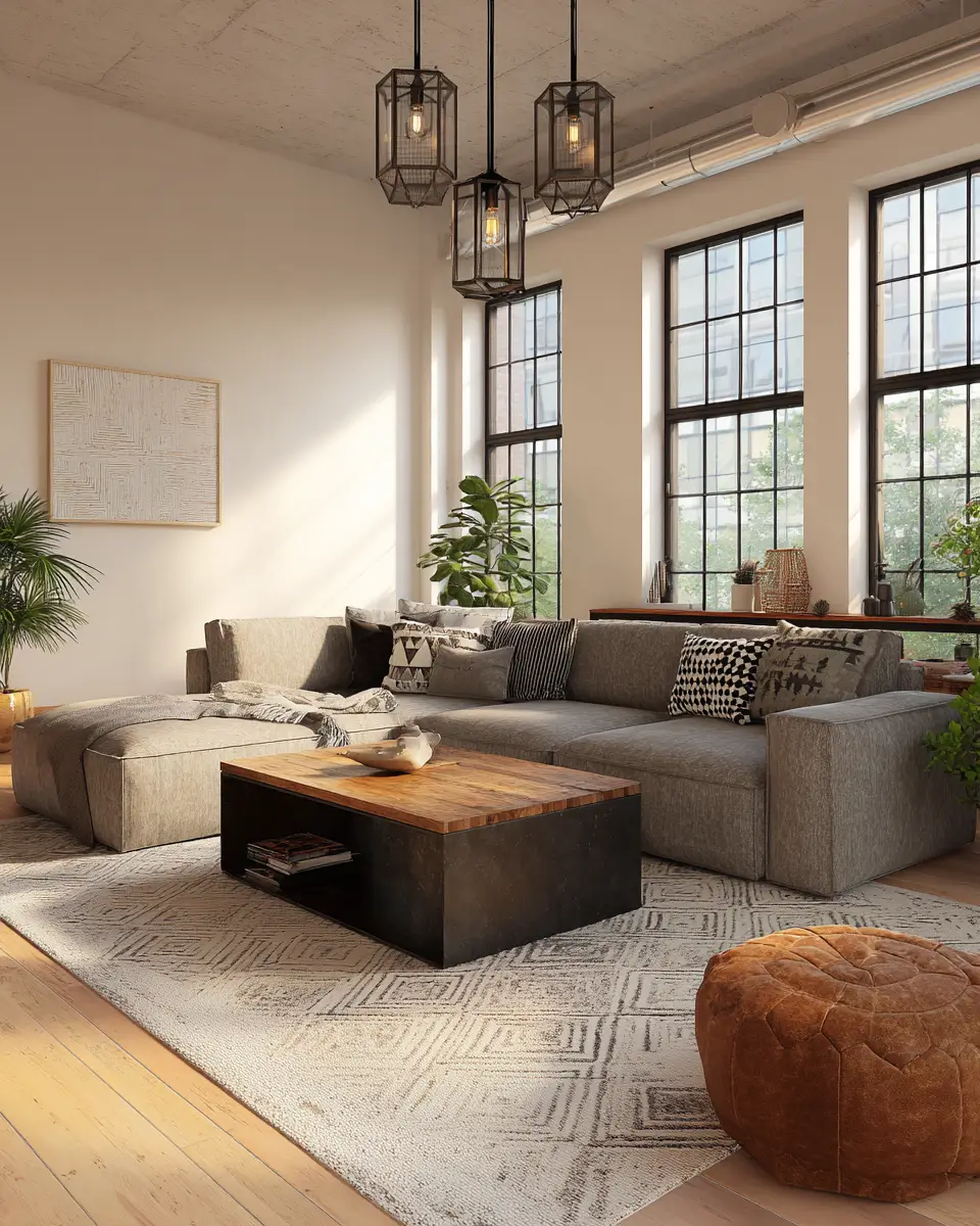 Industrial Living Room Decor Ideas