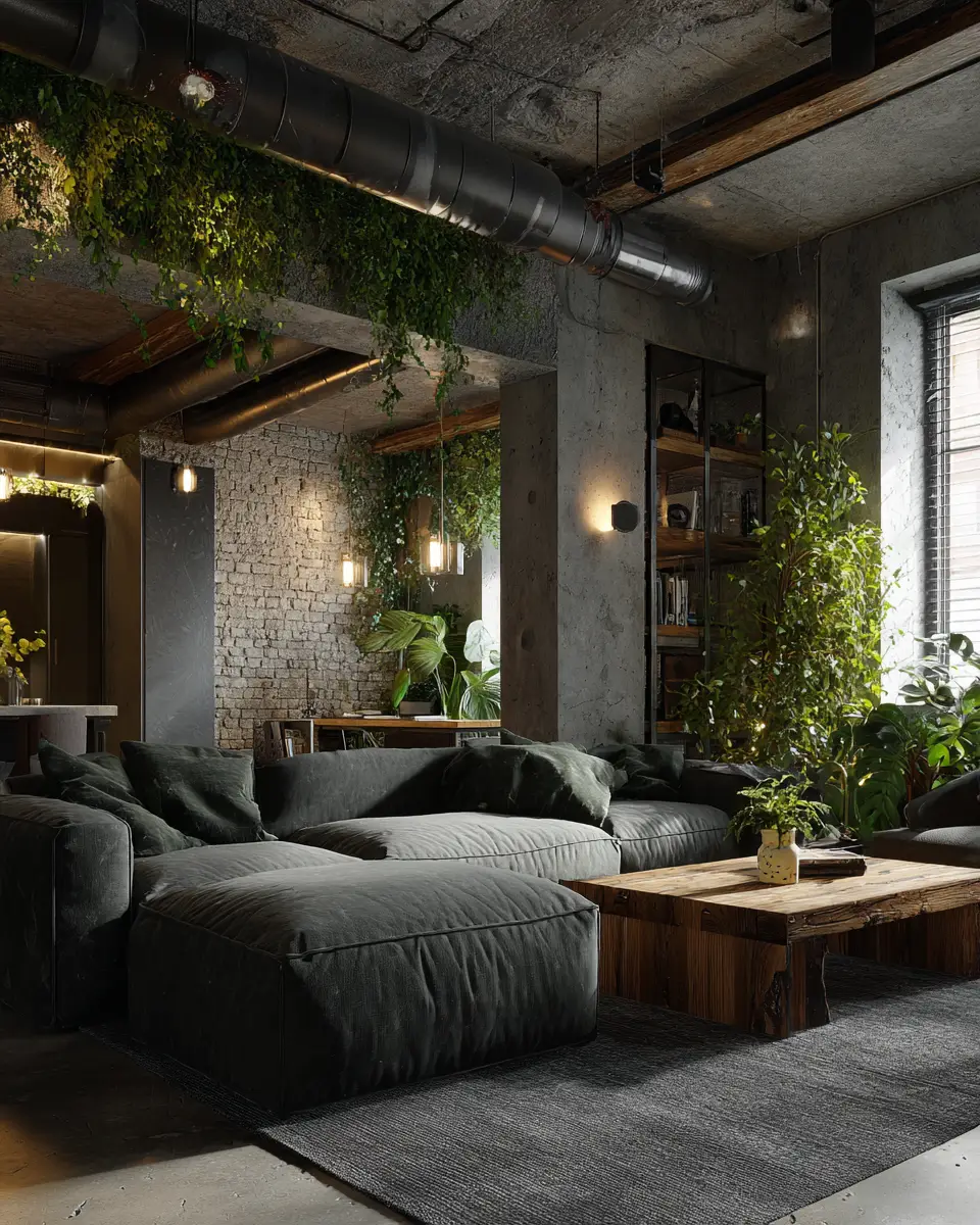 Industrial Living Room Decor Ideas