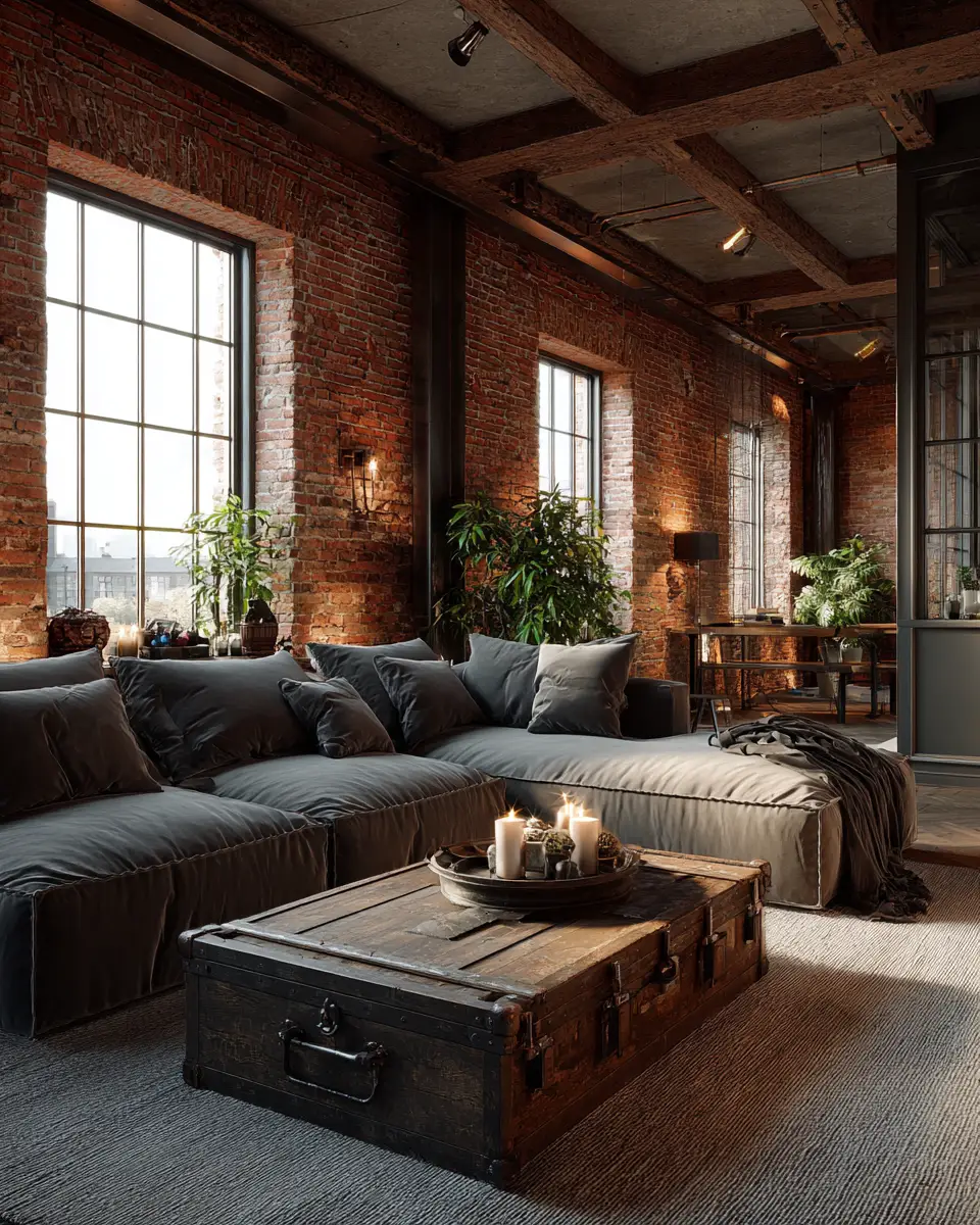 Industrial Living Room Decor Ideas