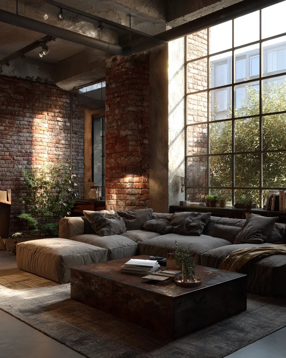 Industrial Living Room Decor Ideas