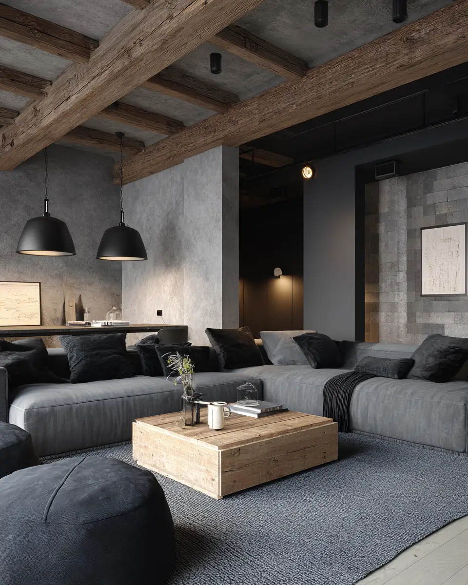 Industrial Living Room Decor Ideas