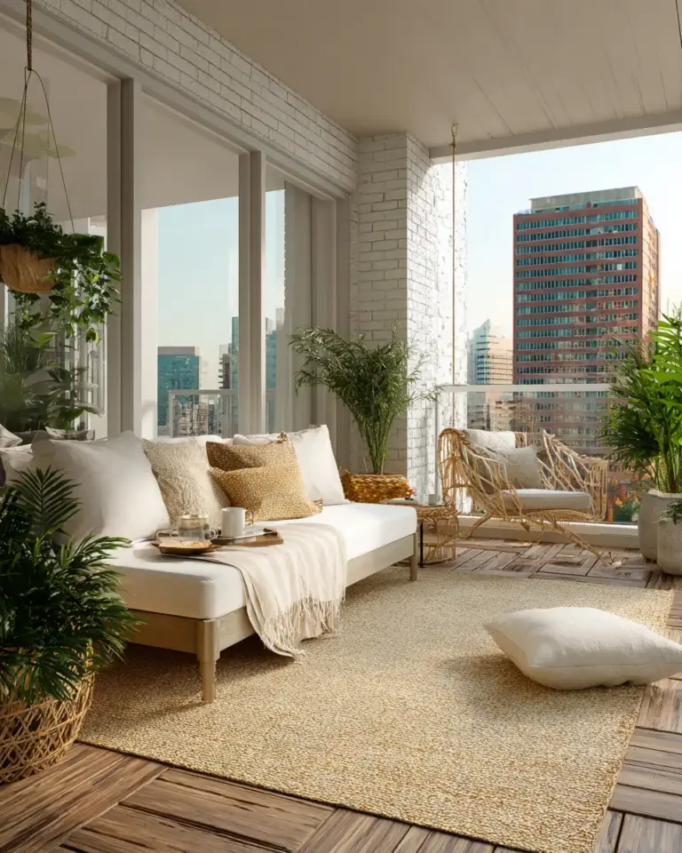 Ivory Balcony Decor Ideas - Featured