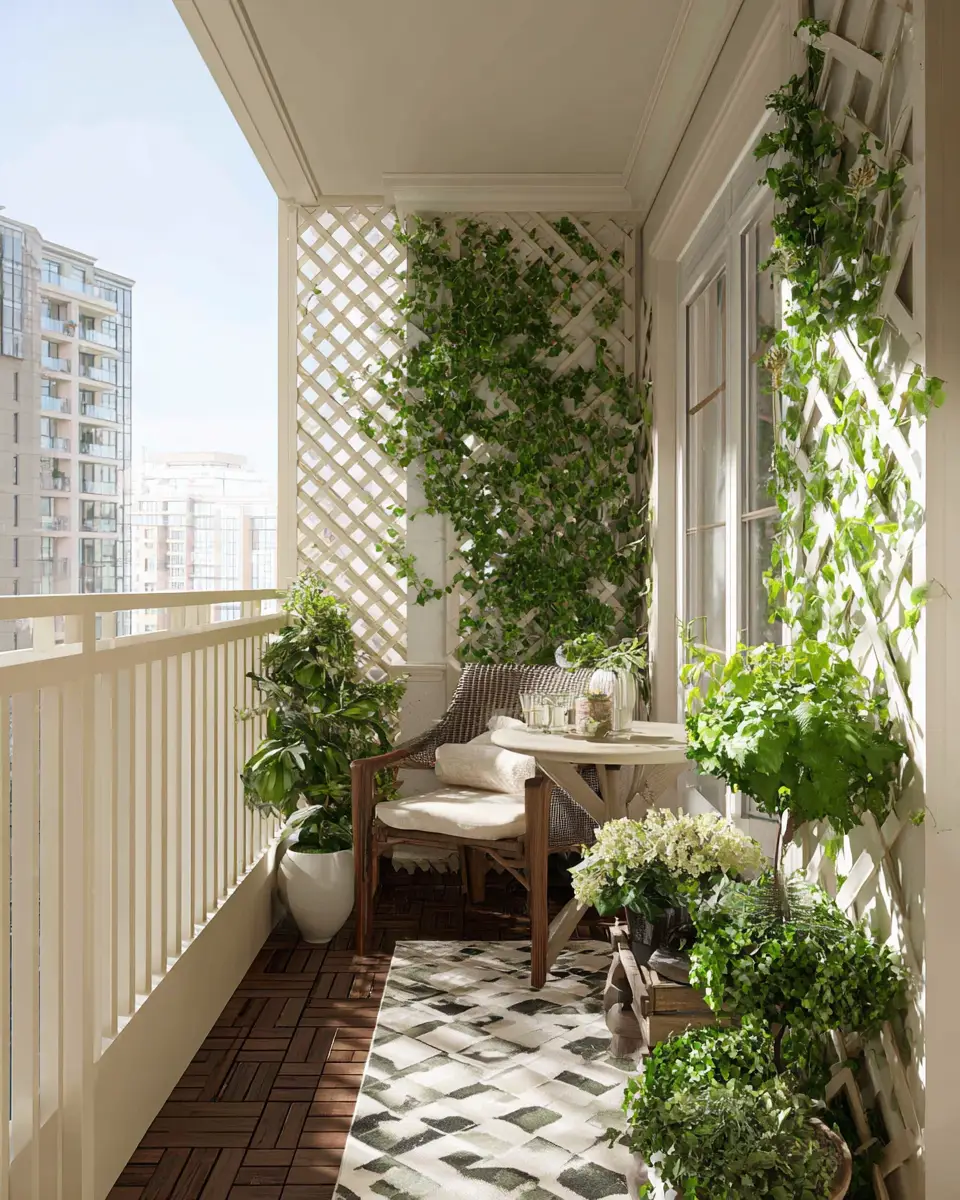 Ivory Balcony Decor Ideas