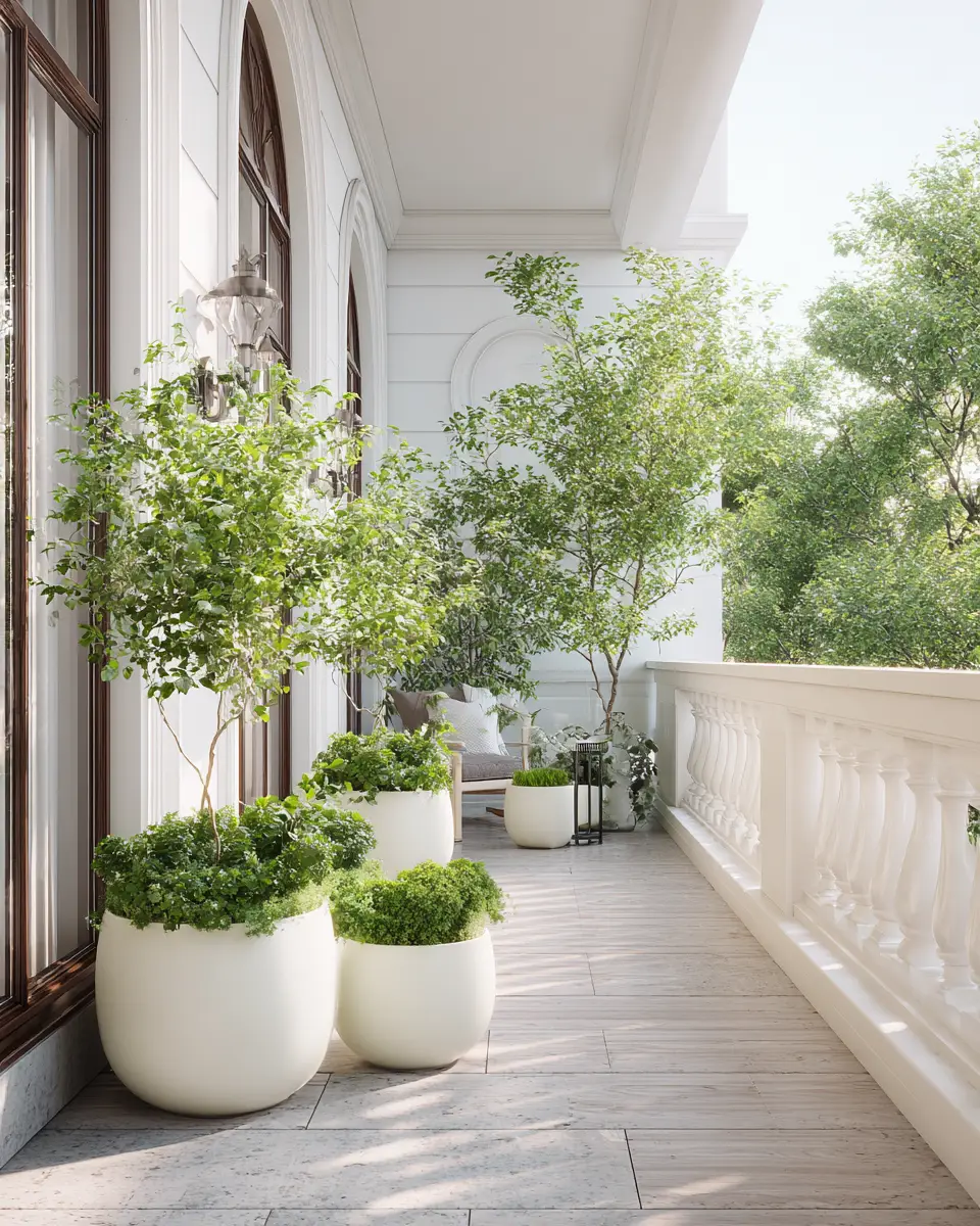 Ivory Balcony Decor Ideas