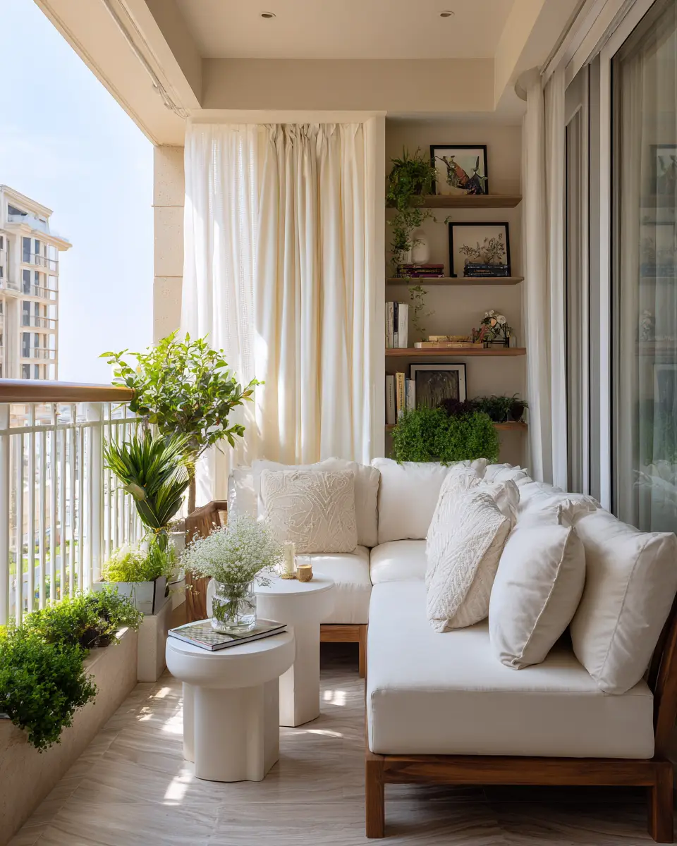Ivory Balcony Decor Ideas