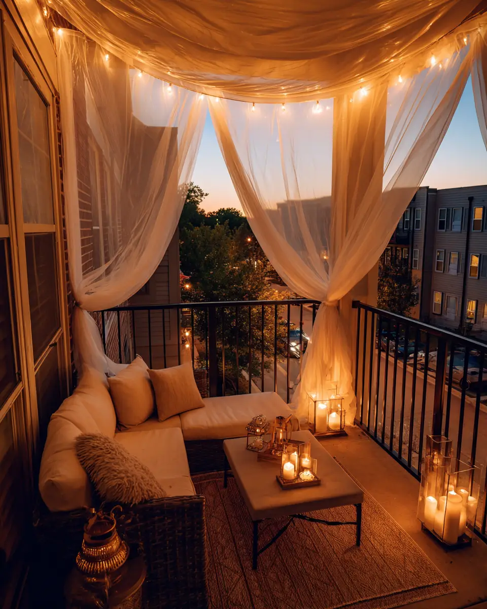 Ivory Balcony Decor Ideas