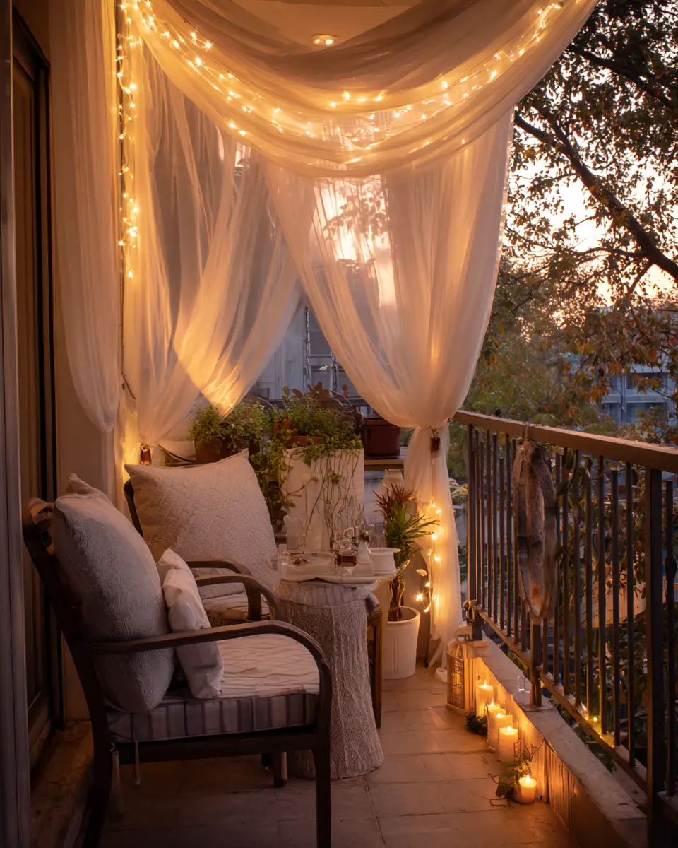 Ivory Balcony Decor Ideas