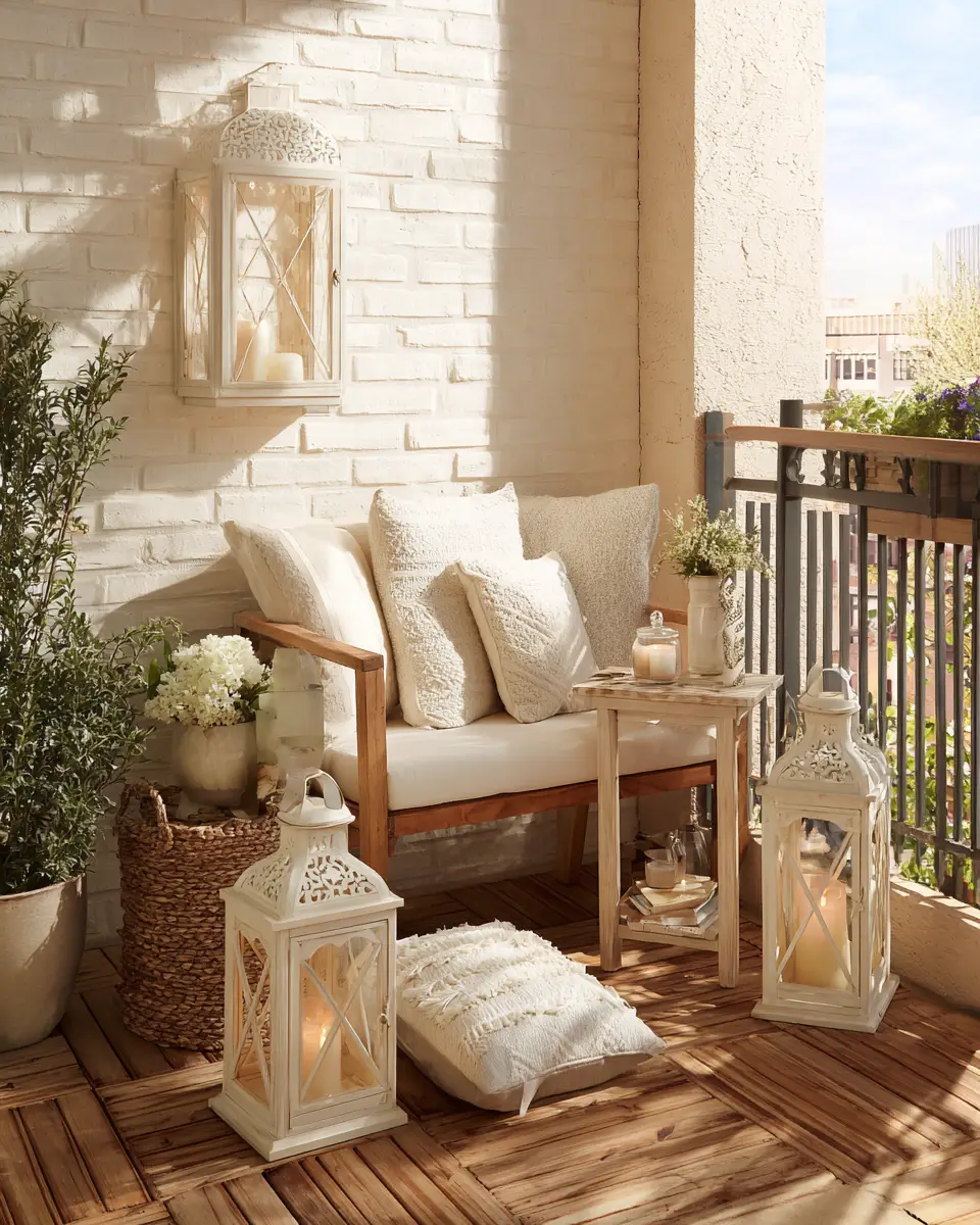 Ivory Balcony Decor Ideas