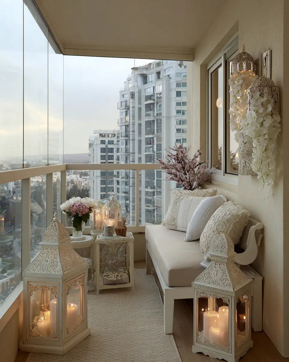 Ivory Balcony Decor Ideas