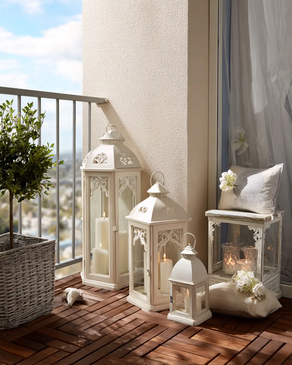 Ivory Balcony Decor Ideas