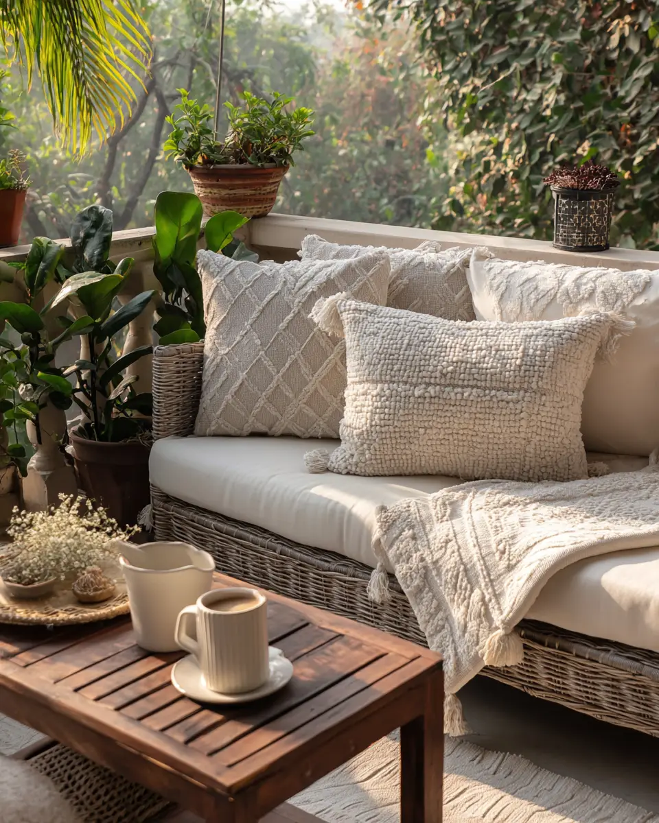 Ivory Balcony Decor Ideas